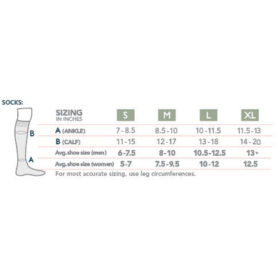 Rejuva Anchor Calf Compression Socks 15-20 mmHg