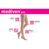 mediven plus 30-40 mmHg thigh beaded topband closed toe standard